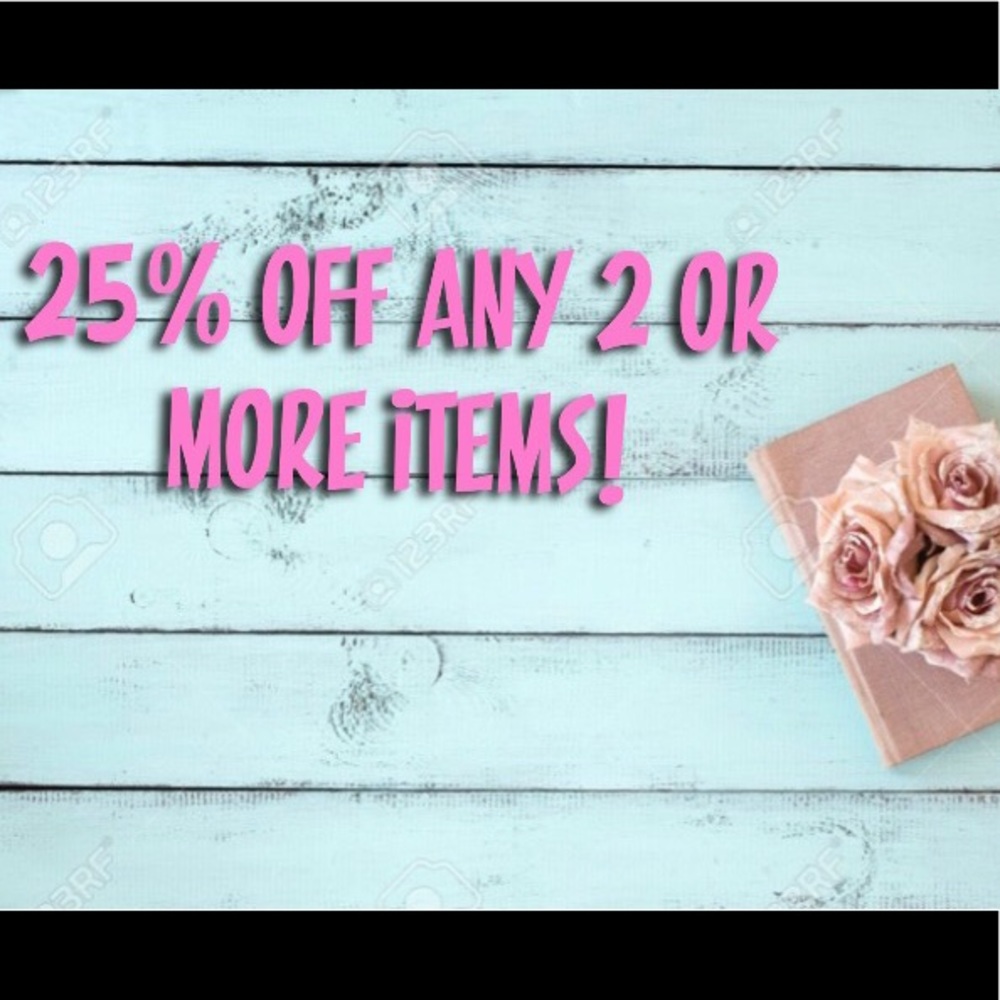 🌸 25% off ANY 2 or more items when you bundle!